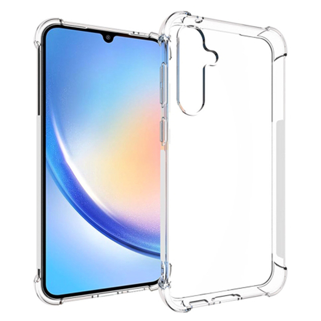 For Samsung Galaxy S26 S25 S24 S23 FE Ultra for iPhone 17 16 15 14 pro max air Shockproof Clear Phone Case TPU Cover
