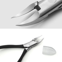 Coupe-ongles professionnel, pince à cuticules, ciseaux pour ongles incarnés, ciseaux pour peaux mortes, en acier inoxydable, pour pédicure des pieds et des doigts