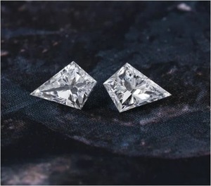 Beau cerf-volant en forme de laboratoire diamant cultivé Unique CVD coupe diamant personnalisé faisant pour pendentif et collier meilleur cadeau pour elle - Product Image 5