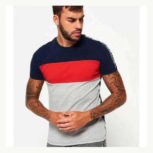 Camisetas de gimnasio ajustadas para hombre, ropa de verano para hombre, ropa de gimnasio, camisetas de marca para hombre, proveedor de camisetas de gimnasio de gran tamaño de Pakistán - Product Image 2