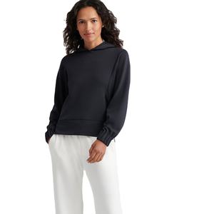 Vente en gros 2025 sweat à capuche pour femme de couleur unie noir sweat-shirt à manches longues confortable coupe régulière style sweat à capuche pour hommes - Product Image 4