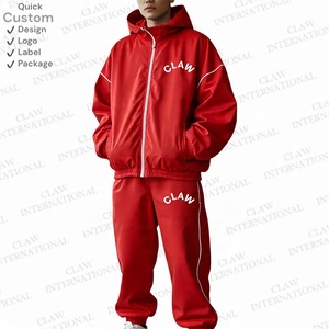 Mens 2 Piece Windbreaker Track <b>Suit</b> Custom OEM Nylon Zipper <b>Jacket</b> & Pants Set for Fitness or Casual Wear - Product Image 1