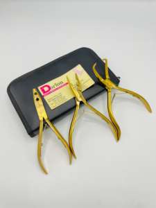 Herramientas de peluquería Alicates de extensión de cabello de plasma dorado Eliminación de cuentas de micro anillo de acero inoxidable y alicates multifunción de 2 agujeros - Product Image 3