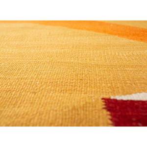 พรมขนสัตว์ทอมือลายเรียบแบบ Nayaab Gold ขนาด 9x12 ฟุต ลายเรขาคณิต พรมปูพื้นทรงสี่เหลี่ยมผืนผ้าสำหรับบ้าน ข้างเตียง ทางเดิน - Product Image 3