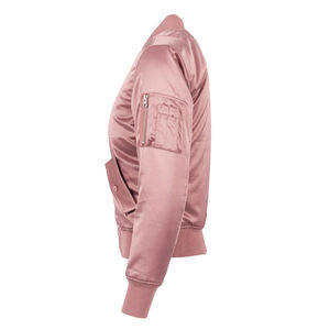 Chaqueta universitaria de satén para mujer más vendida Diseño transpirable personalizable a un precio razonable - Product Image 4