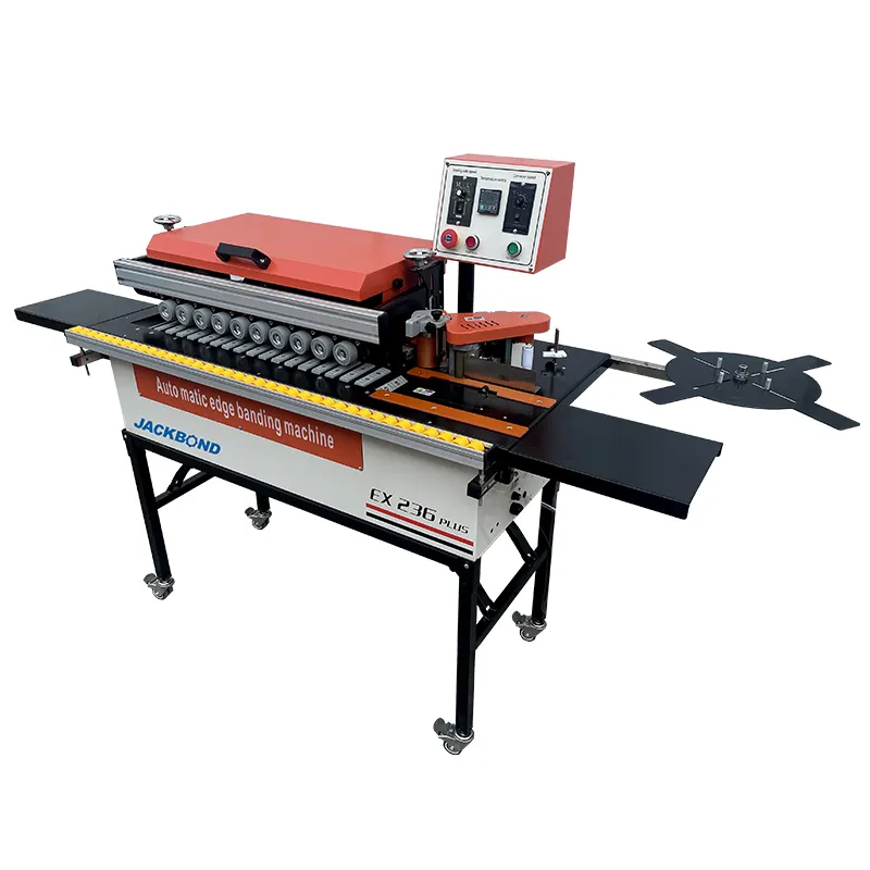 High speed automatic edge banding machine with edge banding  trimming   buffing and end cutting edge bander