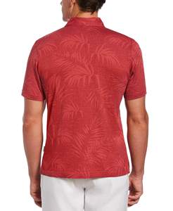 Polo décontracté à motif uni pour hommes avec logo brodé, tissu en toile, style business, vente en gros - Product Image 2