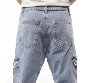 Nouveaux modèles de pantalons jeans pour hommes de la meilleure qualité, élégants, classiques et délavés pour le printemps, pantalons solides à la mode - Product Image 6