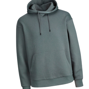 Sweat à capuche gris cendré pour hommes et femmes unisexe coton polaire sweat 100% doux pull à capuche nouveau Logo personnalisé OEM hiver Streetwear - Product Image 6
