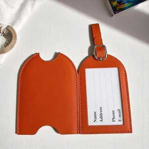 Étiquette de bagage personnalisée Nom personnalisé Etiquette de sac à bagages en cuir Cadeau de voyage pour couple LTT-00012b cadeau personnalisé - Product Image 6