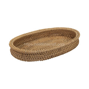 High Quality Set of 3 Rattan Serving Tray <b>Accessories</b> Home <b>Decoration</b> <b>Kitchen</b> Storage <b>Kitchen</b> <b>Accessories</b> Vietnam - Product Image 6