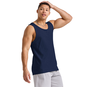 Venta al por mayor de algodón personalizado Stringer gimnasio chaleco Fitness Singlet entrenamiento músculo culturismo hombres camiseta sin mangas - Product Image 3