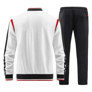 Ensemble de survêtements anti-transpiration deux pièces pour hommes de grande taille pour les sports d'hiver, le jogging et le style décontracté pour la maternité. - Product Image 6