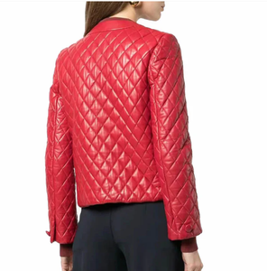 Hot 2026 modèle hommes femmes vêtements en cuir veste nouvelle mode hommes veste en cuir coupe-vent en cuir veste 2025 - Product Image 6