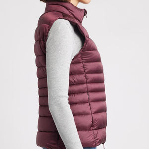 Chaleco de Invierno de Alta Calidad con Bolsillo con Cremallera, Chaqueta sin Mangas de Algodón, Chaleco Acolchado Personalizado para Hombre con Logotipo Personalizado - Product Image 5