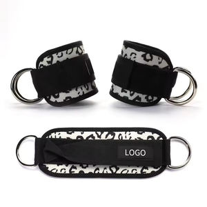 Correas de Tobillo de Alta Calidad para Entrenamiento, Material de PU, para Gimnasio con Máquinas de Cable, Admite Logotipo Personalizado - Product Image 2