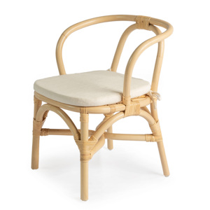 Chaises d'appoint en rotin pour enfants, prix compétitif, vente en gros, chaise bébé pour chambre d'enfant - Product Image 5