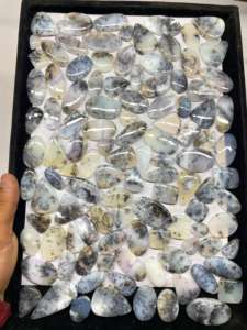 Prix de gros 100% cabochons d'agate de mousse dendritique naturelle pierre précieuse de qualité pierre faite à la main pierre polie - Product Image 2