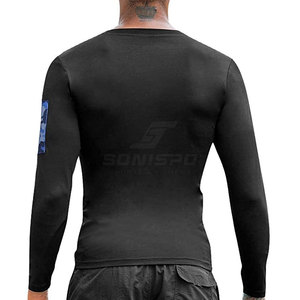 Custom Printed Pictures Compression Full Sleeves <b>Shirts</b> Printing Logo <b>100</b>% <b>polyester</b> Men's Compression Full Sleeves <b>Shirts</b> - Product Image 4
