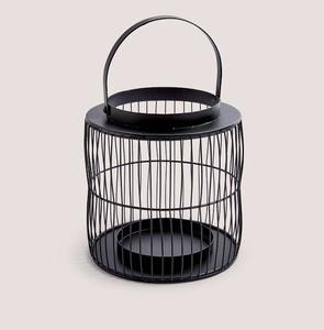 Lámpara de Hierro para Entrada, Vestíbulo Interior, Espacio de Bienvenida, Vela de Metal, Iluminación para el Hogar, Aspecto Elegante y Ordenado - Product Image 4