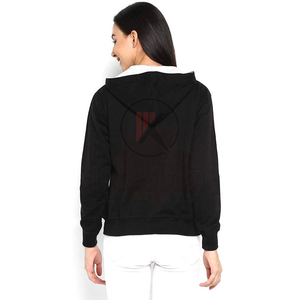 Top à capuche femmes Fitness Sportswear automne manches longues polaire chaud Full Zip Hoodies - Product Image 4