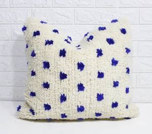 Manufacture <b>Moroccan</b> Pillow Cover Floor Cushion Cover Vintage Wool Cushion for Living Room Bedroom - Product Image 3