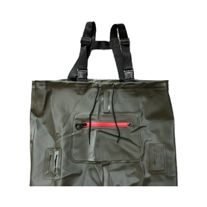 <span class=keywords><strong>Cuissardes</strong></span> de poitrine imperméables en PVC pour hommes et <span class=keywords><strong>femmes</strong></span> pour la chasse et la pêche Semelle extérieure en <span class=keywords><strong>caoutchouc</strong></span> Bottes incluses - Product Image 3