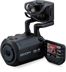 Caméra vidéo Zoom Q8n-4K de qualité supérieure, enregistreur compact et pratique avec zoom optique 40x et capteur d'image CCD, type de support MicroSD - Product Image 2