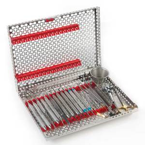 Kit dentaire premium, instruments chirurgicaux bucco-dentaires, outils métalliques professionnels, instruments manuels certifiés CE pour les procédures de chirurgie gingivale - Product Image 3