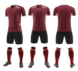 เสื้อและท็อปส์ซูชุดฟุตบอลใหม่เสื้อเจอร์ซีย์ฟุตบอลระบายอากาศได้ดีพิมพ์ลายซับลิเมชัน - Product Image 1