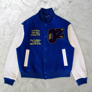 OEM Wholesale Men <b>Wool</b> Streetwear College Varsity Jackets For Street Wears Hot Sale Casual Customized Made Varsity Jackets - Product Image 1