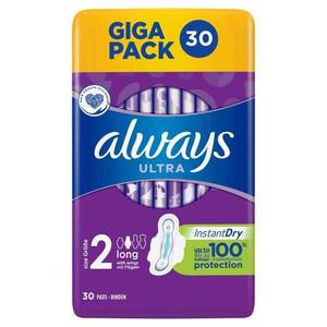 Las mejores almohadillas Maxi Overnight con alas, tamaño 4, Overnight, sin perfume, 48/ Always Pads Ultra Night and Day - Product Image 1