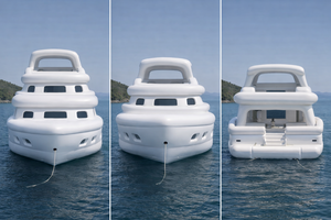 Nuevo Yate Inflable Grande 2026 |   Bote de PVC de Alta Calidad |   Bote Inflable Personalizado para Fiestas Acuáticas de Verano - Product Image 3