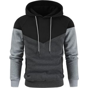 <b>Men's</b> Winter Casual 100% Cotton Regular Fit <b>Fleece</b> Hoodie <b>Black</b> Pullover Embroidered Custom Logo Print OEM Supply ODM - Product Image 1