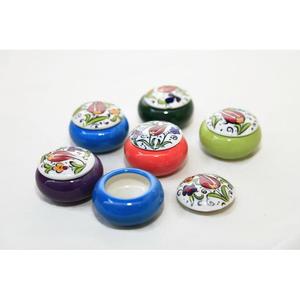 <b>Ceramic</b> Jewelry Organizer 6cm Box for Elegance and Style - Product Image 1
