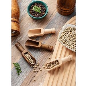Ensemble de cuillères en bois tendance artisanales en bois naturel parfait pour la cuisine outils de cuisine à domicile best-seller écologique - Product Image 2
