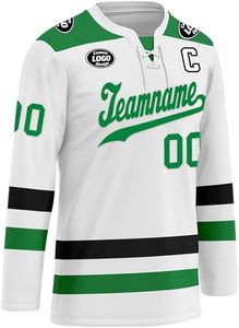 Camiseta de Hockey Personalizada para Equipos |   Uniforme de Hockey sobre Hielo Sublimado Transpirable |   Suministro al por Mayor - Product Image 3