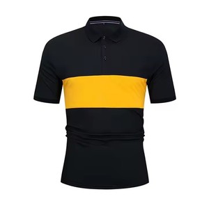 Nouveau Style Hommes Polo T-Shirt Meilleure Qualité Personnalisable Top Vente Manches Courtes 100% Coton Uni Teint Toile Tissu Solide - Product Image 2