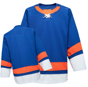 Jersey de hockey por sublimación de malla personalizada Jersey de hockey sobre hielo de práctica de equipo personalizado Jerseys de hockey por encargo de alta calidad - Product Image 3