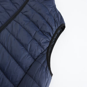 Wholesale Men's Casual <b>Waistcoats</b> 100% Polyester/Nylon Puffer Vest Waterproof Sleeveless Winter Jacket Practical Warmth <b>Plus</b> - Product Image 4