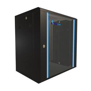 Gabinete de Montaje en Rack Extralink 12U 600x450x740 Negro de Metal para Montaje en Pared, Disponible en Polonia - Product Image 1