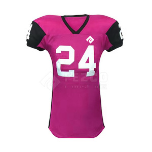 Uniforme de football américain personnalisé pour équipe nationale, respirant, imprimé, manches courtes, style unique - Product Image 2