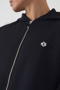 OEM surdimensionné 450GSM LOGO personnalisé sweat à capuche zippé vierge respirant 100% coton élégant baggy unisexe sweats à capuche de sport pour hommes - Product Image 3