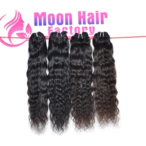 Fournisseurs en gros d'extensions de cheveux humains Remy Double Drawn cheveux indiens bruts Texture lisse qualité vague de corps vente d'exportateurs - Product Image 3