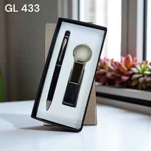 Promotion Corporate Items 2 in <b>1</b> Keychain Pen Set with Custom Logo Promotional Business <b>Gift</b> Sets Wholesale Best Price - Product Image 4