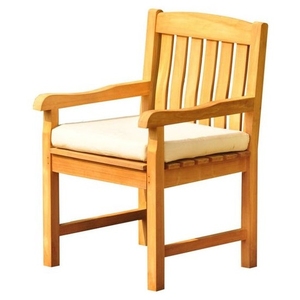 Fauteuil de jardin en teck, bois d'extérieur, fabriqué en Indonésie - Product Image 1