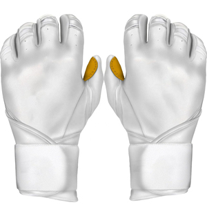 Gants de golf avec emballage personnalisé, paume en cuir souple, blanc pour hommes, couleur OEM, gant de golf pour vente en ligne à prix avantageux - Product Image 4