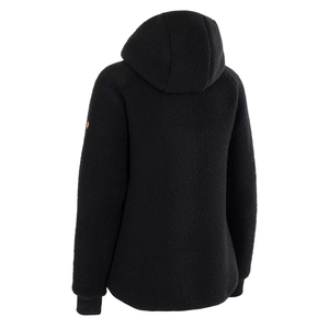 Chaqueta Sherpa con capucha para mujer Bolsillos con cremallera frontal completa Sherpa Fleece Zip Up Hoodie - Product Image 3