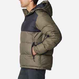 New Arrival Men's Custom All Over Digital Printed <b>Canvas</b> Front Customized Logo Padded Winter Branded Puffer <b>Jacket</b> - Product Image 3