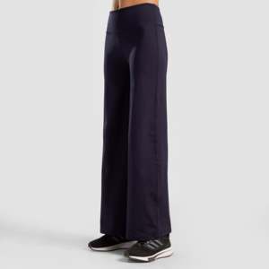 Leggings bleu marine à motif sculpté, taille XL, vêtements de sport, chauds, sans couture, en spandex et nylon tricoté, décontractés pour la salle de sport - Product Image 1